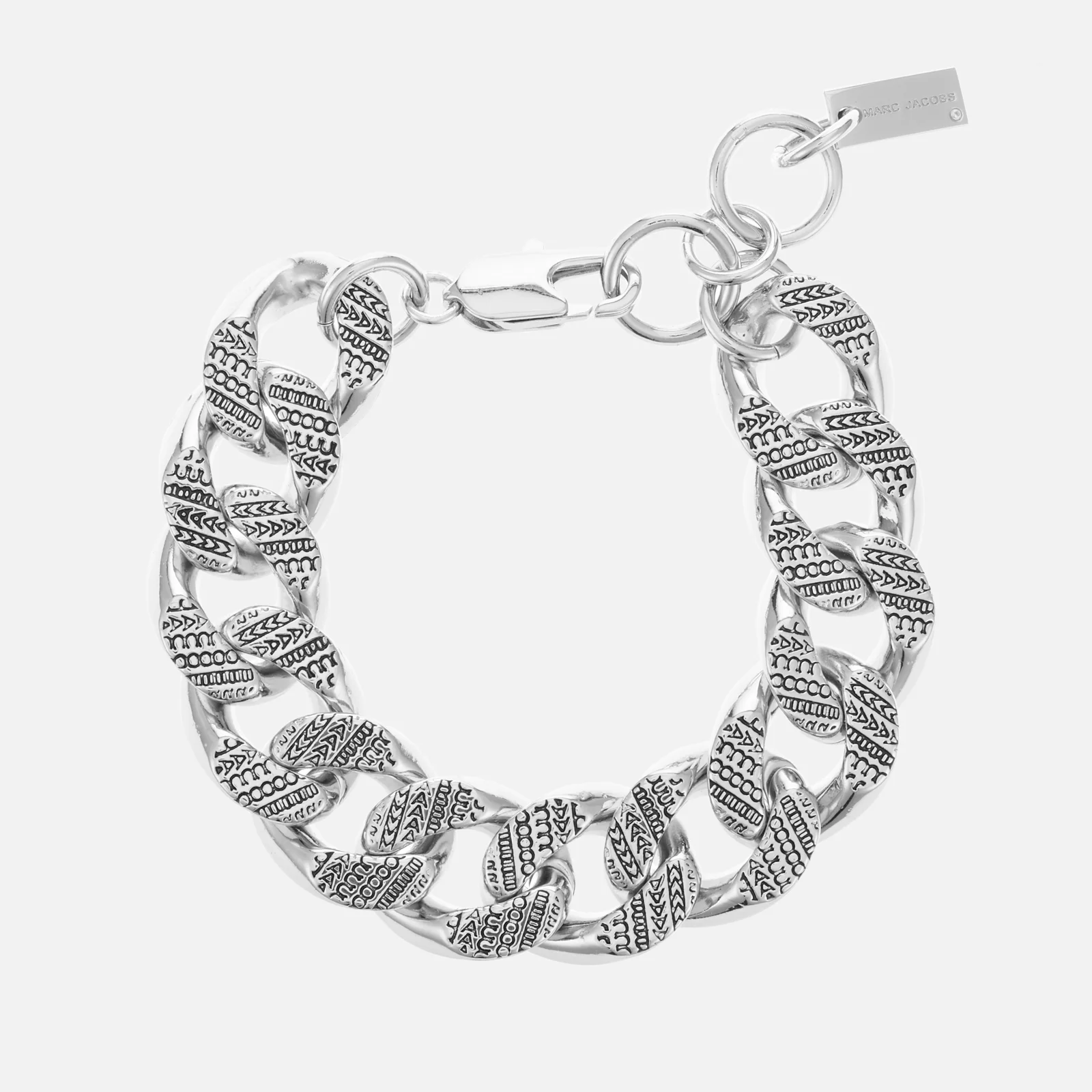 Marc Jacobs Monogram Chain Link Silver-Tone Bracelet Image 1