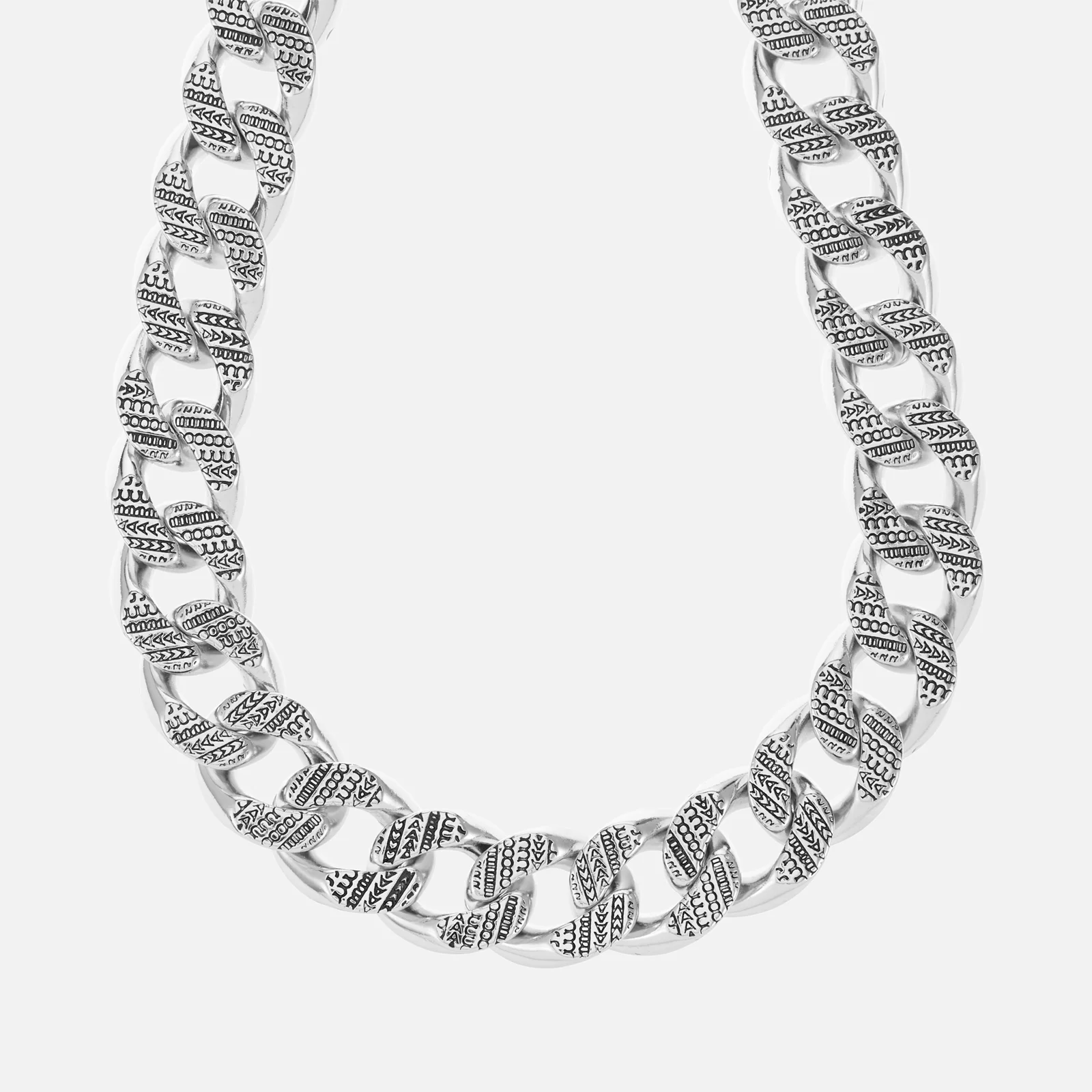 Marc Jacobs Monogram Chain Link Silver-Plated Necklace Image 1