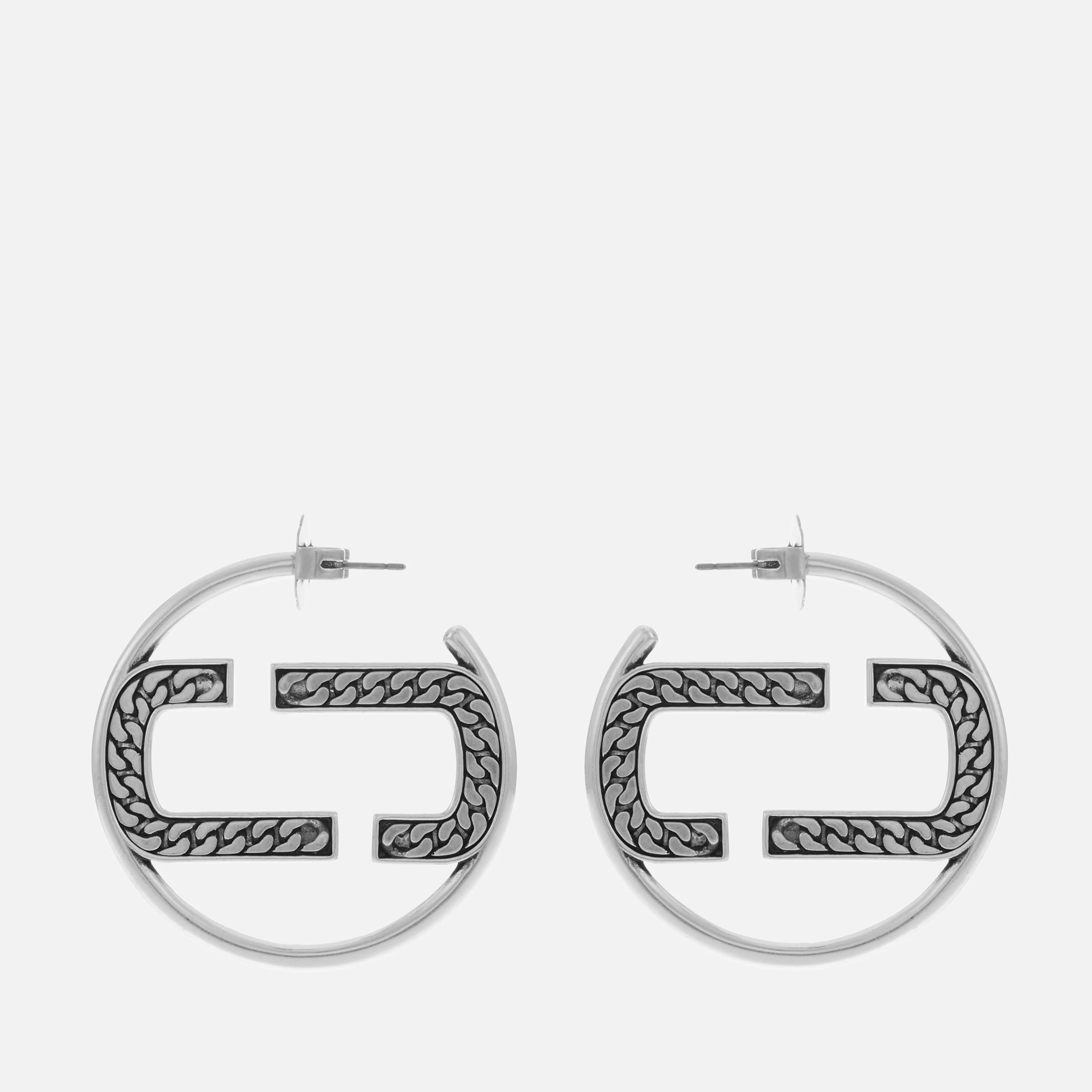 Marc Jacobs St. Marc Monogram Silver-Tone Hoops Image 1