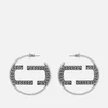 Marc Jacobs St. Marc Monogram Silver-Tone Hoops - Image 1