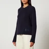 AMI Label Cotton and Wool-Blend Jumper - Image 1