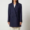 AMI Double-Breasted Wool Blazer - Image 1