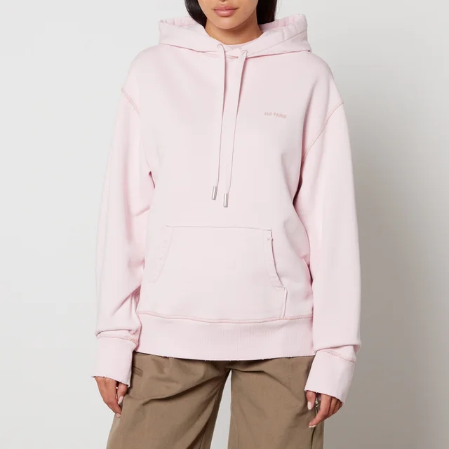 AMI Fade Out Cotton-Jersey Hoodie