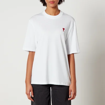 AMI de Coeur Logo Organic Cotton-Jersey T-Shirt - S