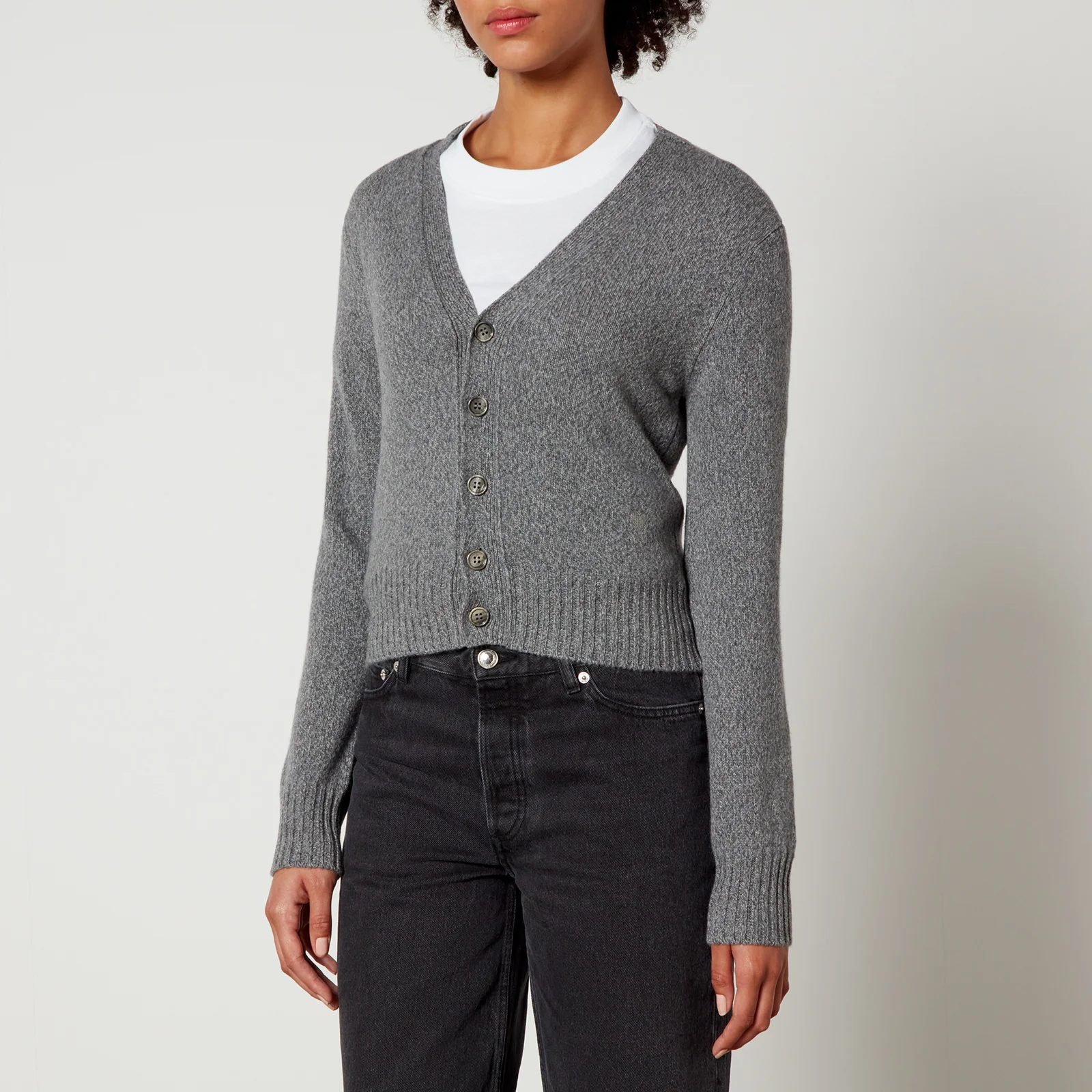 AMI de Coeur Cashmere and Wool-Blend Cardigan Image 1