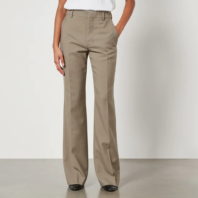 AMI Wool-Twill Wide-Fit Trousers