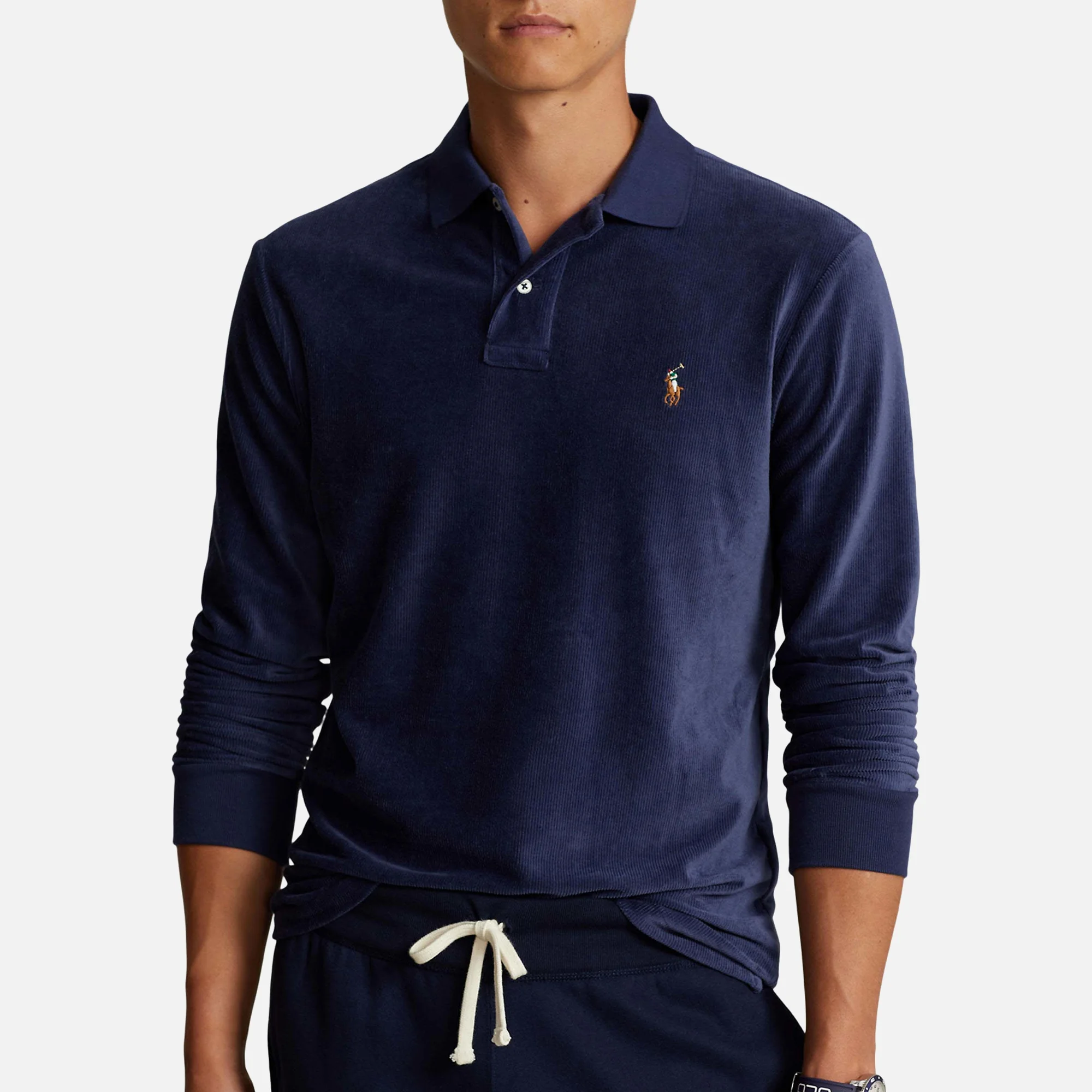 Polo Ralph Lauren Cotton-Blend Corduroy Polo Shirt Image 1