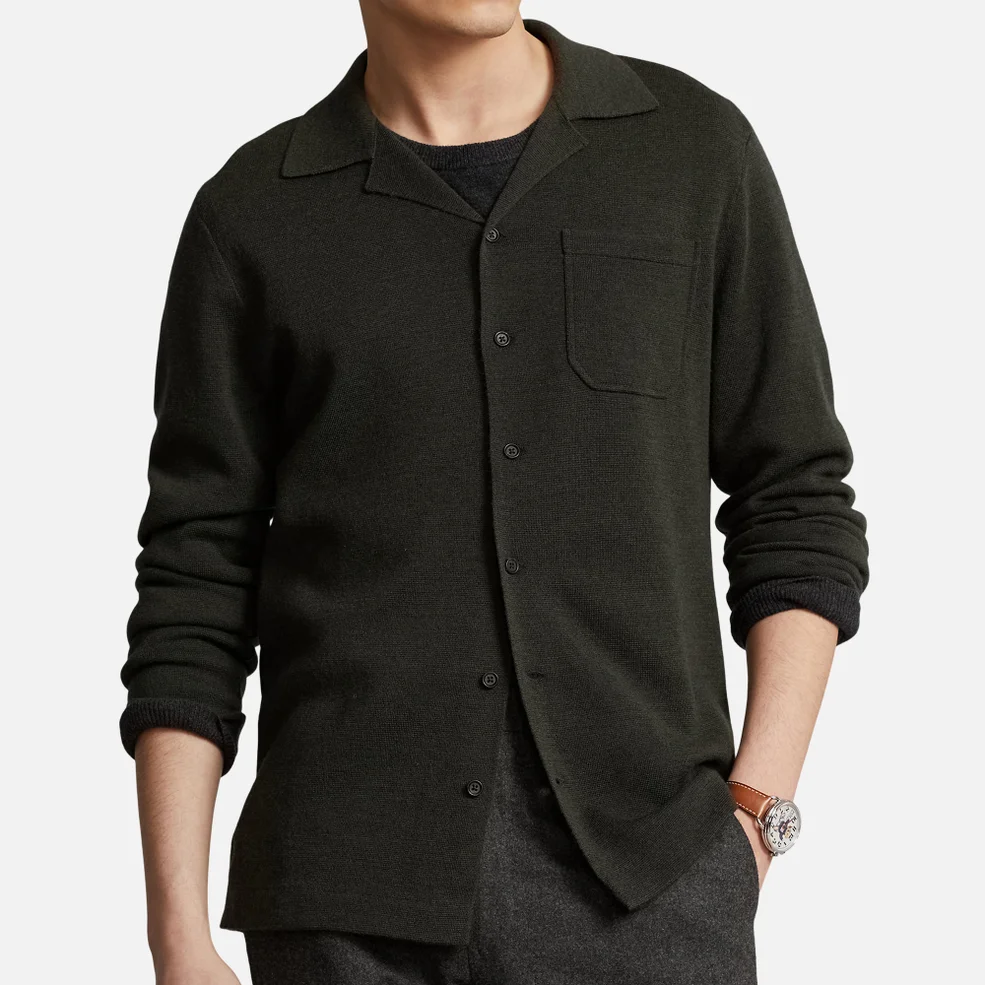 Polo Ralph Lauren Wool Shirt Cardigan - L Image 1