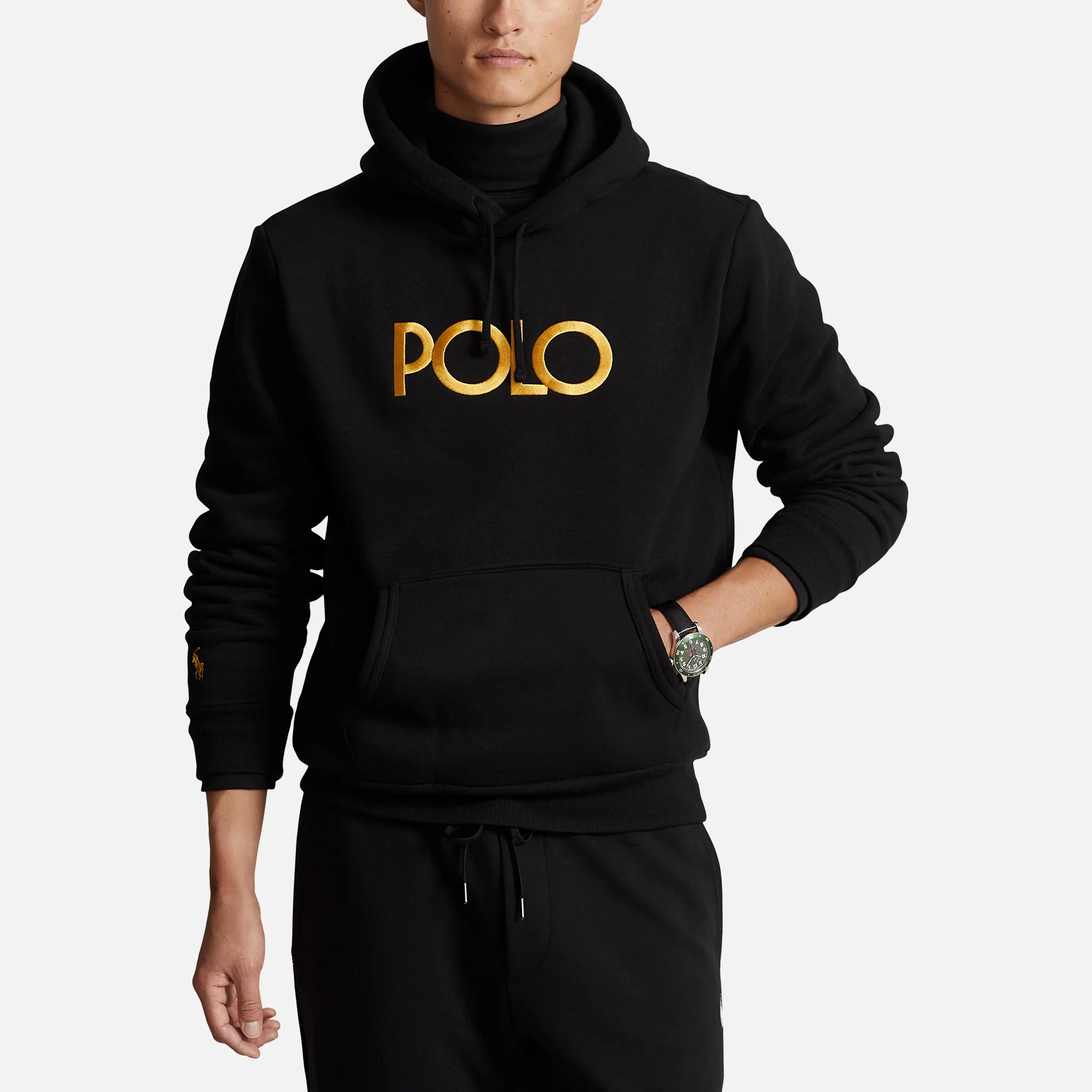 Polo Ralph Lauren Logo Cotton-Blend Hoodie Image 1