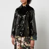 Barbour x House of Hackney Casterton Faux Patent-Leather Jacket - UK 8 - Image 1