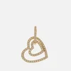 Crystal Haze Heart Collector Gold-Plated Earring - Image 1
