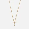 Crystal Haze Crystal Cross Gold-Plated Necklace - Image 1