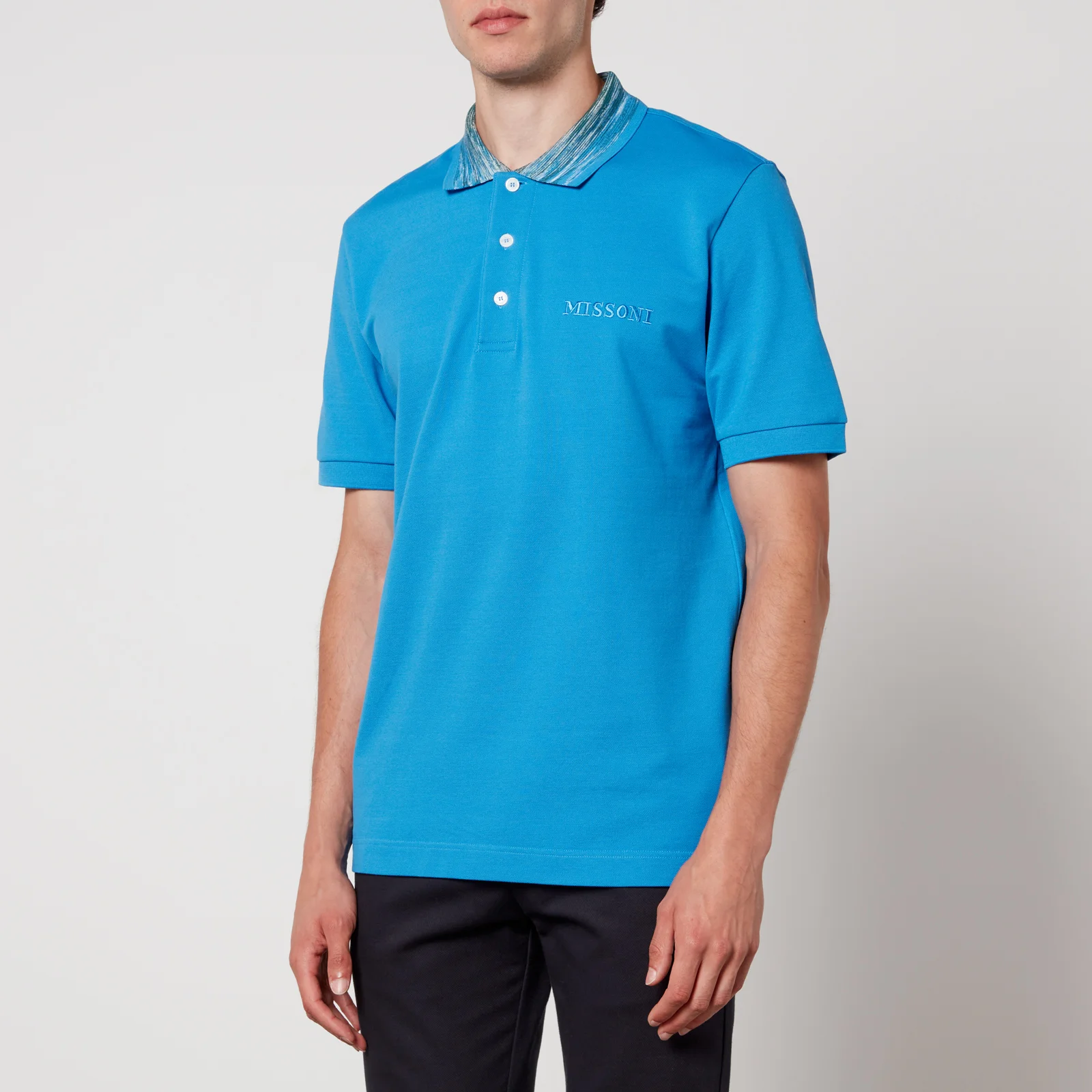 Missoni Cotton-Piqué Polo Shirt Image 1