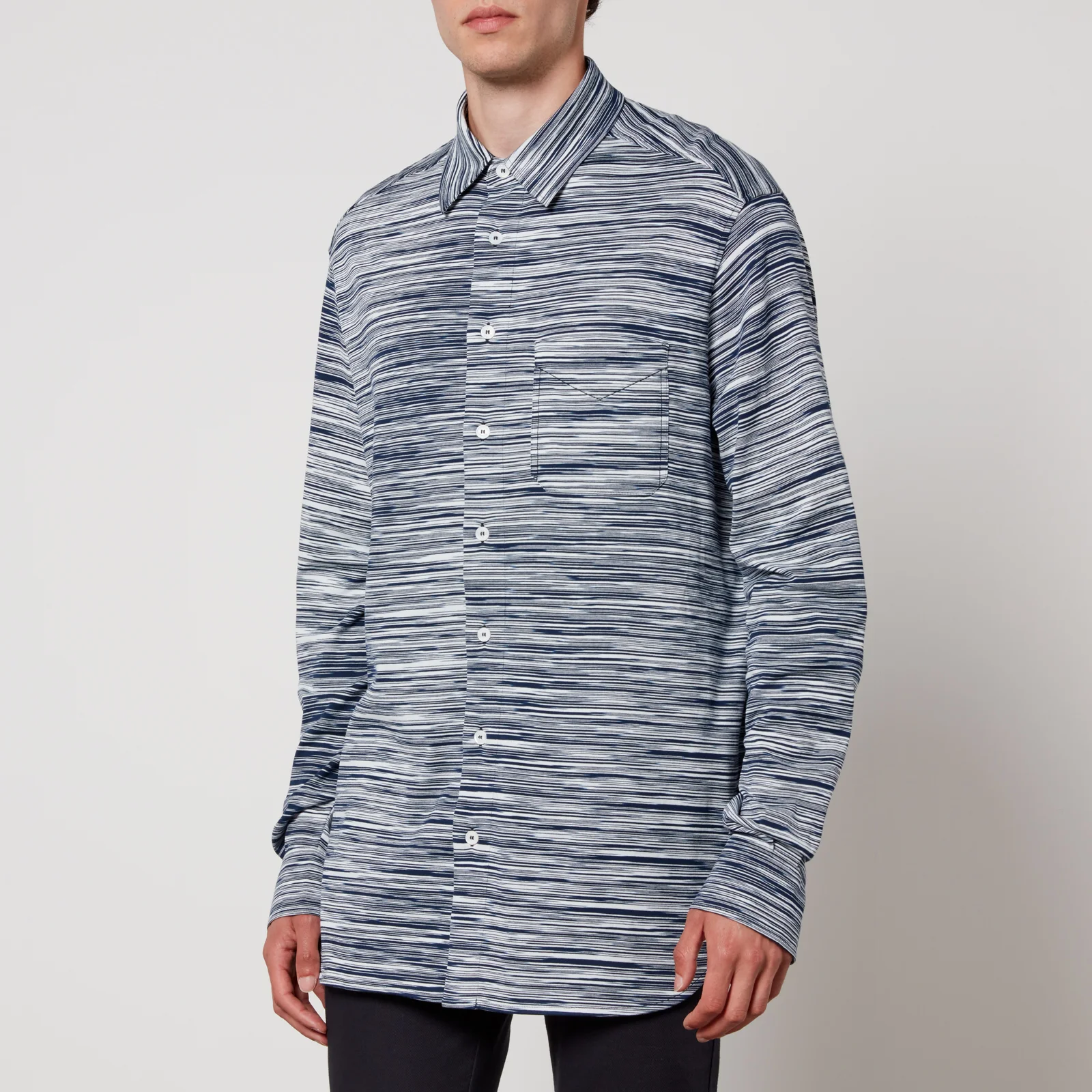 Missoni Space-Dyed Cotton-Jersey Shirt Image 1