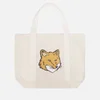 Maison Kitsuné Fox Head Canvas Tote Bag - Image 1