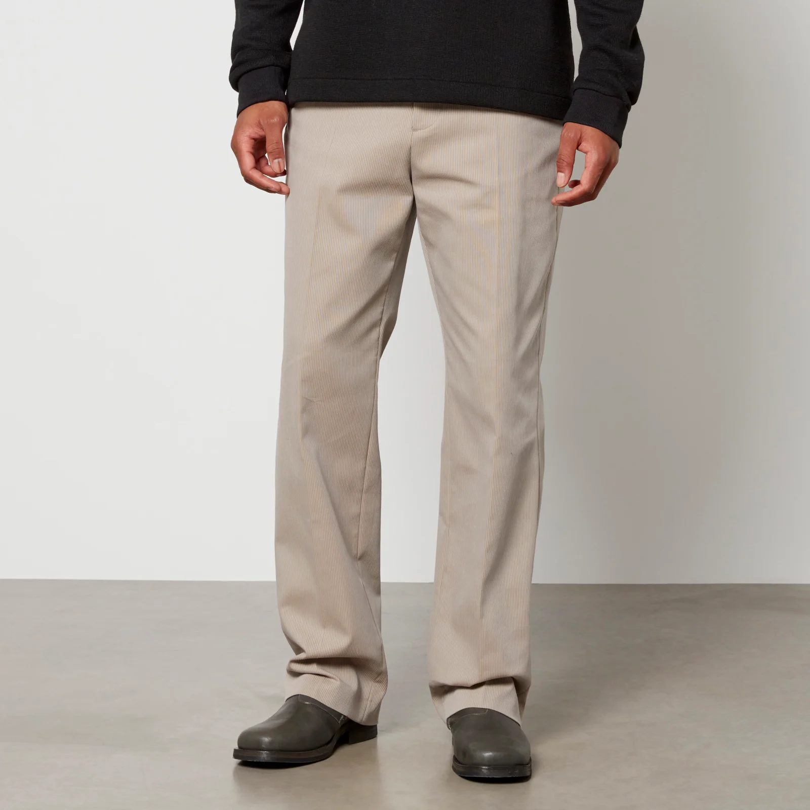 Our Legacy Darien Ribbed Cotton-Blend Trousers Image 1