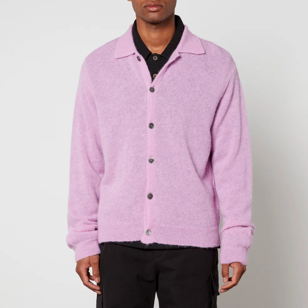 Our Legacy Evening Polo Alpaca-Blend Cardigan - IT 50/L Image 1