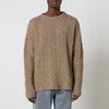 Our Legacy Popover Cable-Knit Wool-Blend Jumper - Image 1