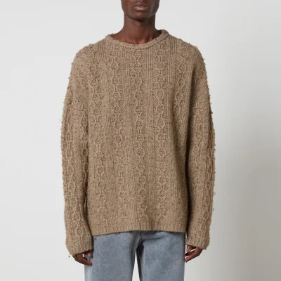 Our Legacy Popover Cable-Knit Wool-Blend Jumper - IT 46/S