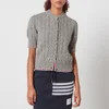 Thom Browne Pointelle-Knit Wool-Blend Cardigan - Image 1