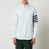 Thom Browne 4-Bar Paisley and Striped Silk Shirt - Image 1