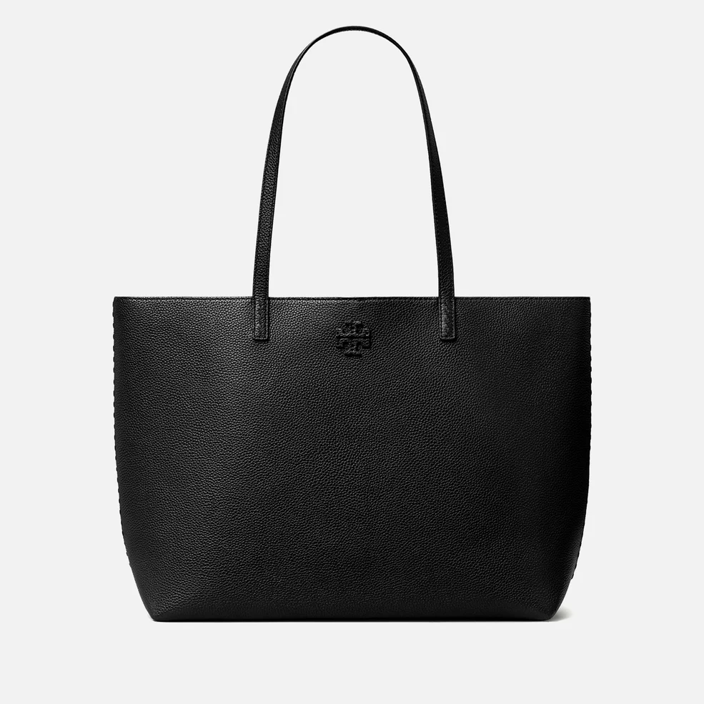 Tory Burch Mcgraw Leather Tote Bag Image 1