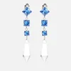 Shrimps Whittaker Silver-Tone and Crystal Earrings - Image 1