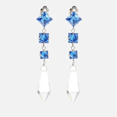Shrimps Whittaker Silver-Tone and Crystal Earrings
