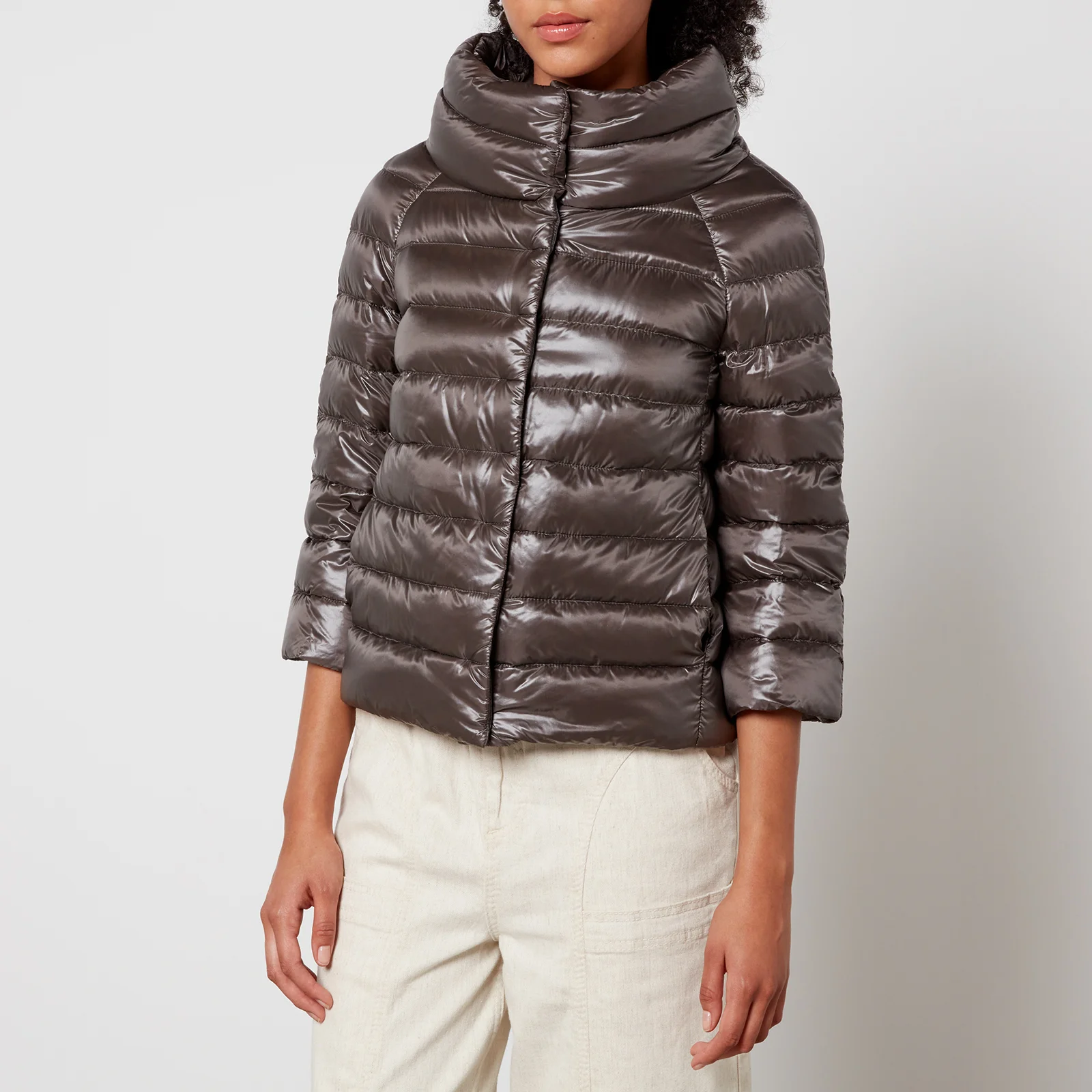 Herno Quilted Nylon Ultralight Down Coat Image 1