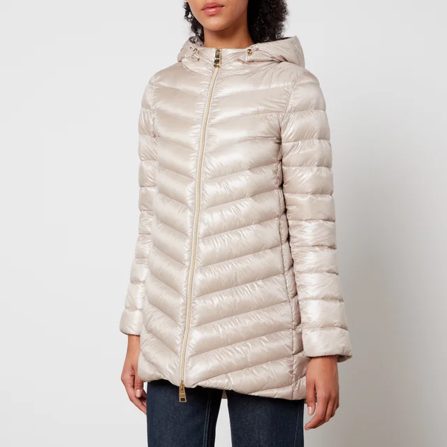Herno Quilted Nylon Ultralight Hooded Coat