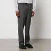 mfpen Formal Pinstriped Wool Trousers - Image 1