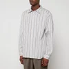 mfpen Generous Pinstripe Organic Cotton-Poplin Shirt - Image 1