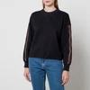 PS Paul Smith Embroidered Cotton-Jersey Sweatshirt - Image 1