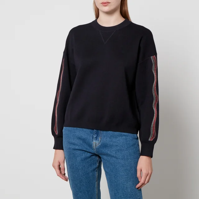 PS Paul Smith Embroidered Cotton-Jersey Sweatshirt