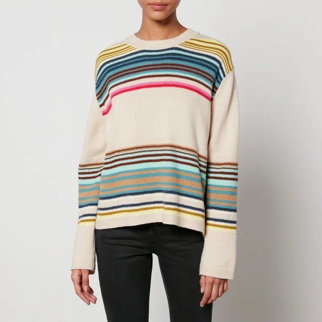 PS Paul Smith Knitted Jumper and Scarf Set