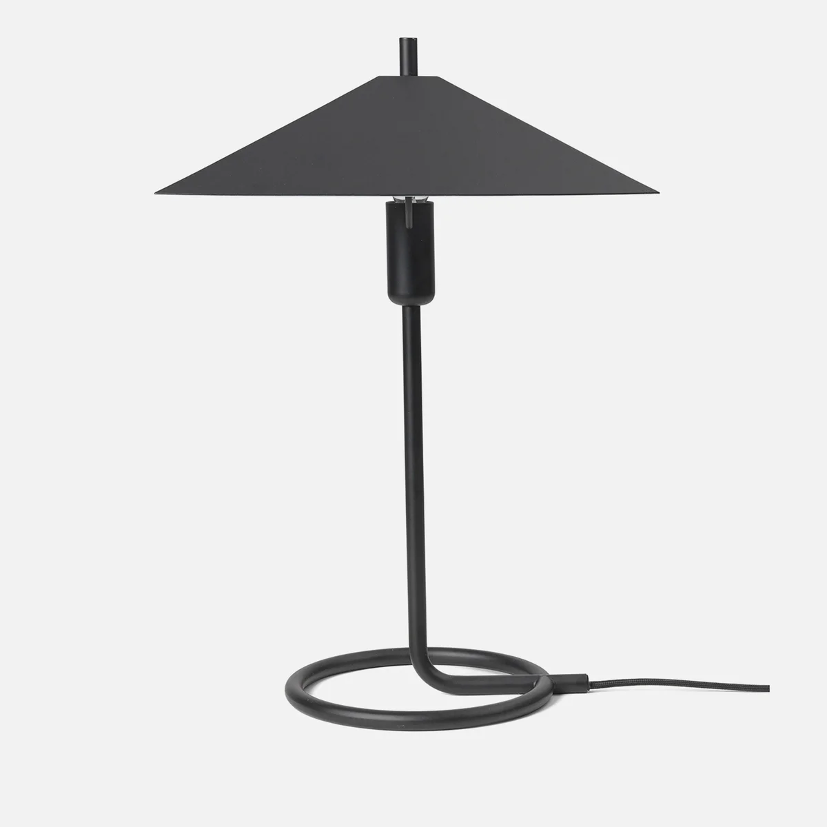 Ferm Living Filo Table Lamp Square - Black/Black Image 1