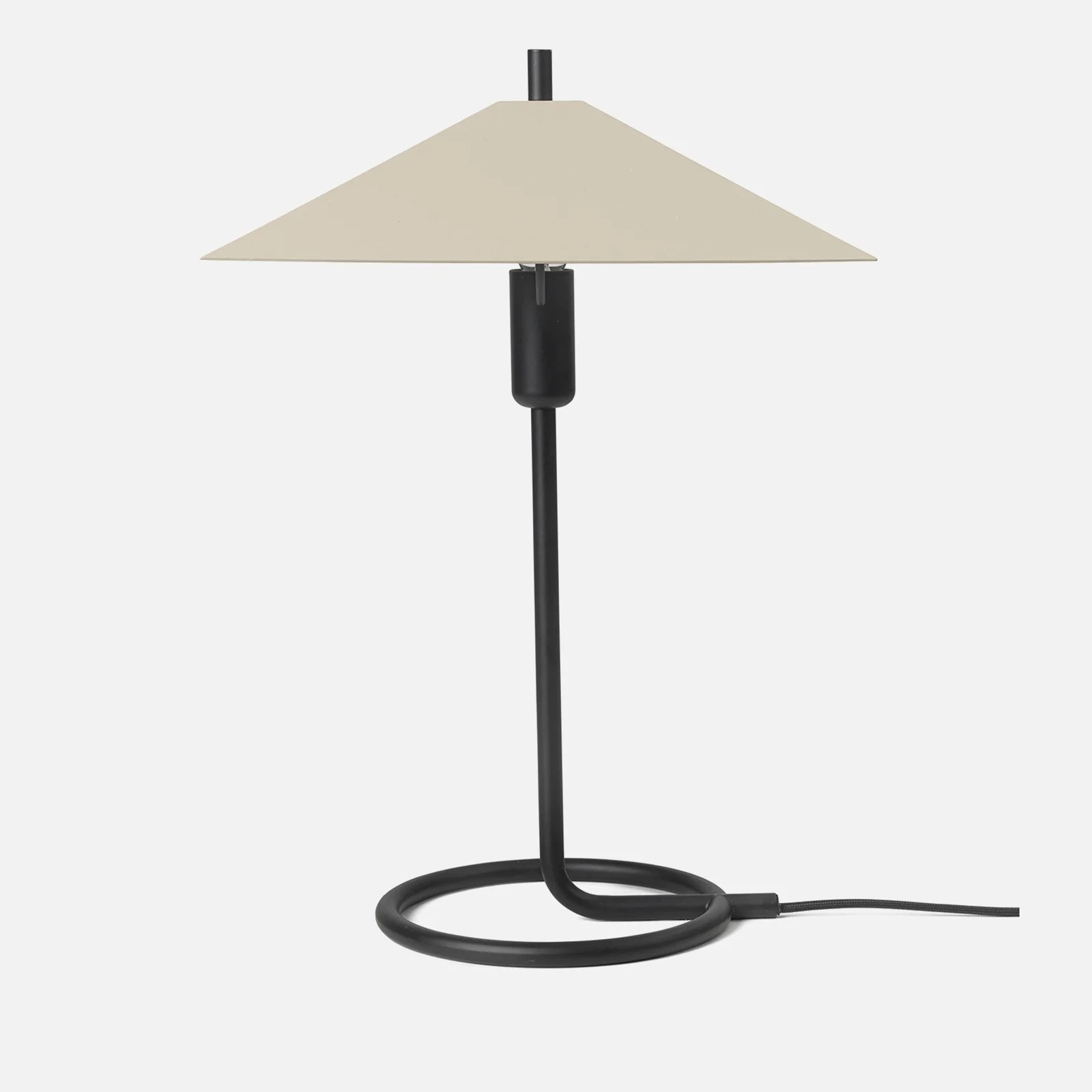 Ferm Living Filo Table Lamp Square - Black/Cashmere Image 1