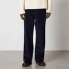 AMI Cotton-Corduroy Wide-Leg Trousers - Image 1