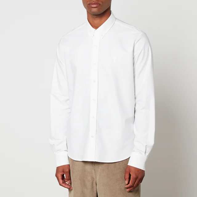 AMI Men's Classic Long Sleeved Shirt - Natural White