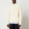 AMI Ribbed Cotton and Wool-Blend Jumper - L - Image 1