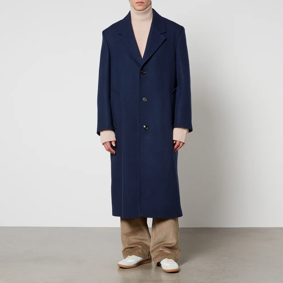AMI Wool-Blend Oversized Coat Image 1