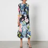 Stine Goya Blackley Devoré Velvet Midi Dress - Image 1