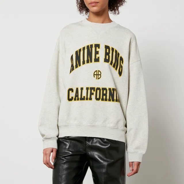 Anine Bing Jaci California Cotton-Jersey Sweatshirt