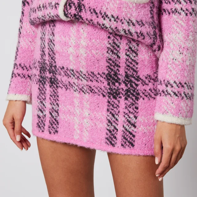 Kitri Susan Boucle Knit Mini Skirt
