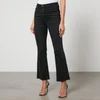 Good American Good Legs Cropped Denim Flared Jeans - Image 1
