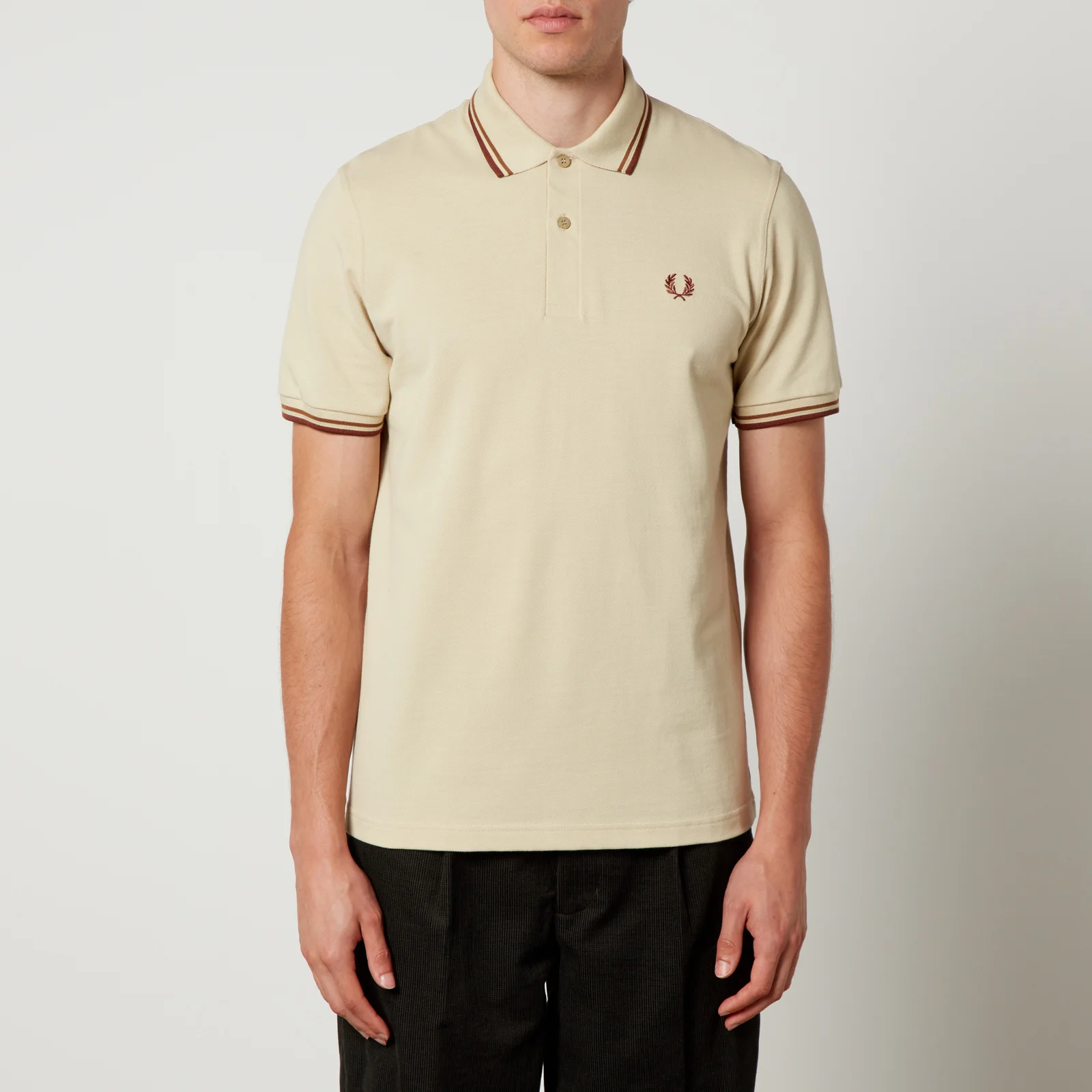 Fred Perry Twin Tipped Cotton Polo Shirt - 36"/XS Image 1