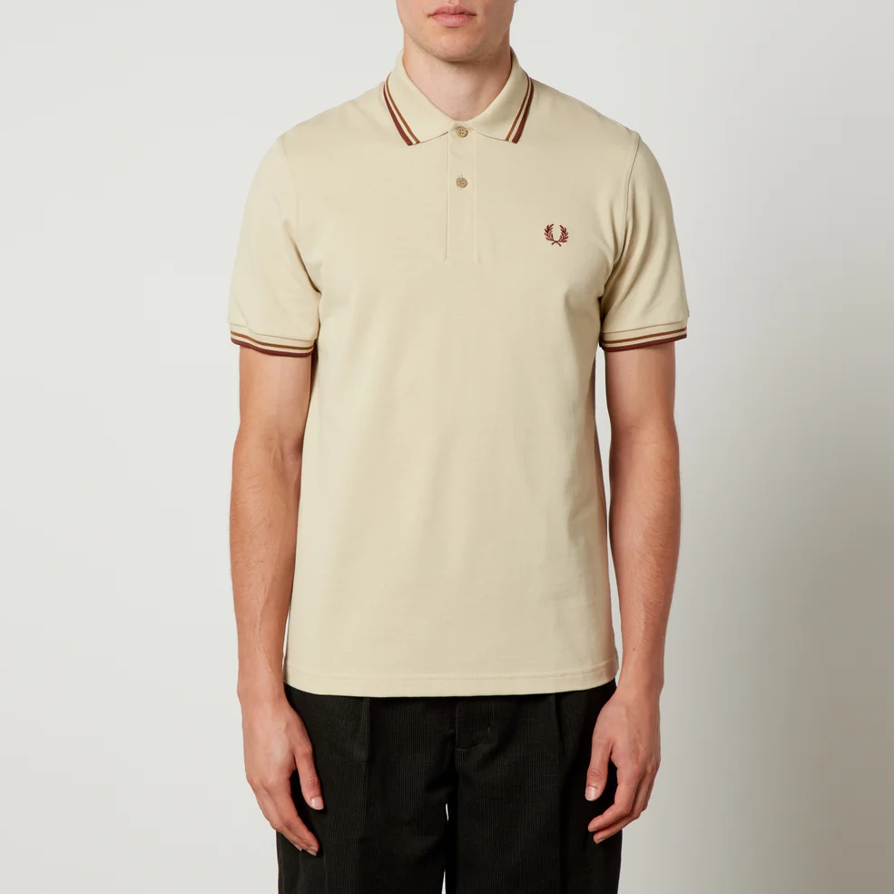 Fred Perry Twin Tipped Cotton Polo Shirt Image 1