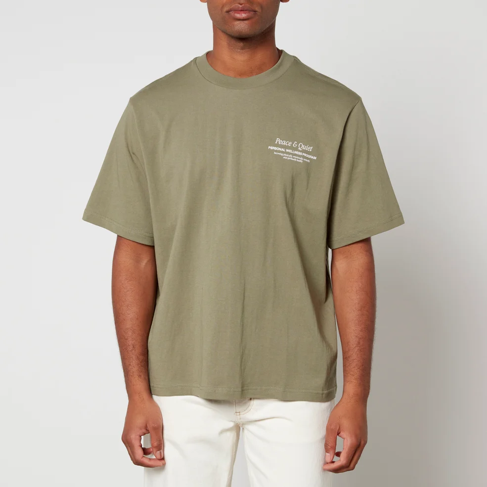 Museum of Peace and Quiet Wellness Program Cotton T-Shirt Image 1