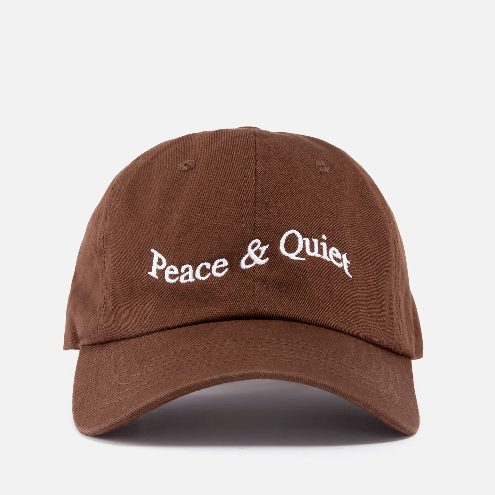 Museum of Peace and Quiet Wordmark Cotton-Twill Cap Image 1
