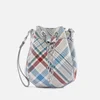 Vivienne Westwood Chrissy Small Checked Leather Bucket Bag - Image 1